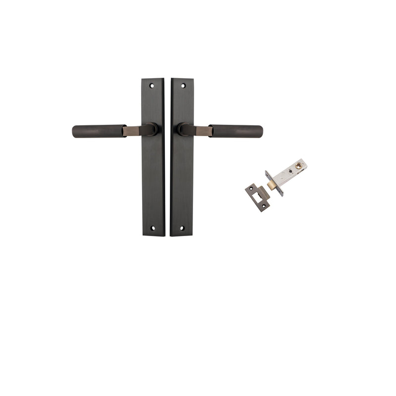 IVER BRUNSWICK DOOR LEVER HANDLE ON RECTANGULAR BACKPLATE - CUSTOMISE TO YOUR NEEDS