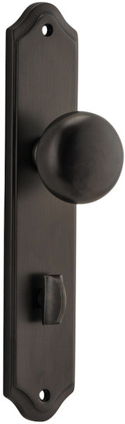 IVER CAMBRIDGE DOOR KNOB ON SHOULDERED BACKPLATE - CUSTOMISE TO YOUR NEEDS