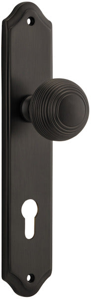 IVER GUILDFORD DOOR KNOB ON SHOULDERED BACKPLATE - CUSTOMISE TO YOUR NEEDS