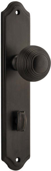 IVER GUILDFORD DOOR KNOB ON SHOULDERED BACKPLATE - CUSTOMISE TO YOUR NEEDS