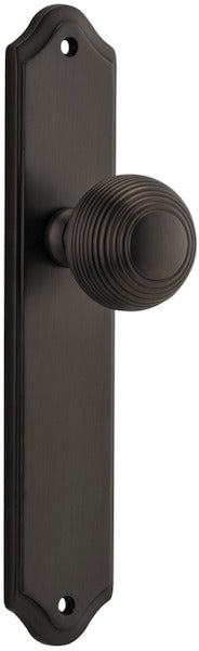 IVER GUILDFORD DOOR KNOB ON SHOULDERED BACKPLATE - CUSTOMISE TO YOUR NEEDS