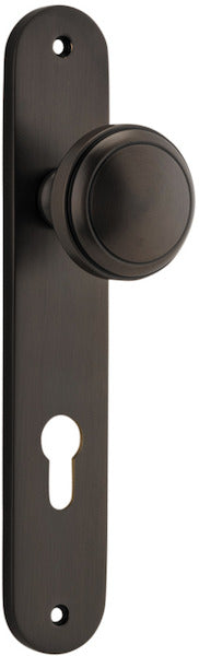 IVER PADDINGTON DOOR KNOB ON OVAL BACKPLATE - CUSTOMISE TO YOUR NEEDS