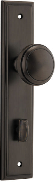 IVER PADDINGTON DOOR KNOB ON STEPPED BACKPLATE - CUSTOMISE TO YOUR NEEDS