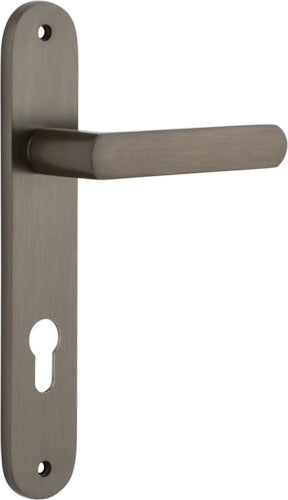 IVER OSAKA DOOR LEVER HANDLE ON OVAL BACKPLATE - CUSTOMISE TO YOUR NEEDS