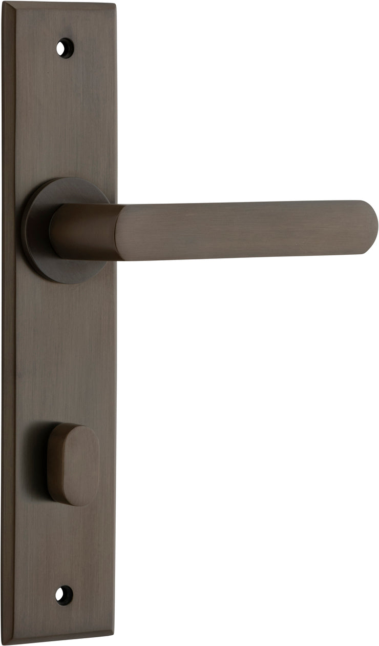 IVER OSAKA DOOR LEVER HANDLE ON CHAMFERED BACKPLATE - CUSTOMISE TO YOUR NEEDS