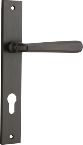 IVER COPENHAGEN DOOR LEVER HANDLE ON RECTANGULAR BACKPLATE - CUSTOMISE TO YOUR NEEDS