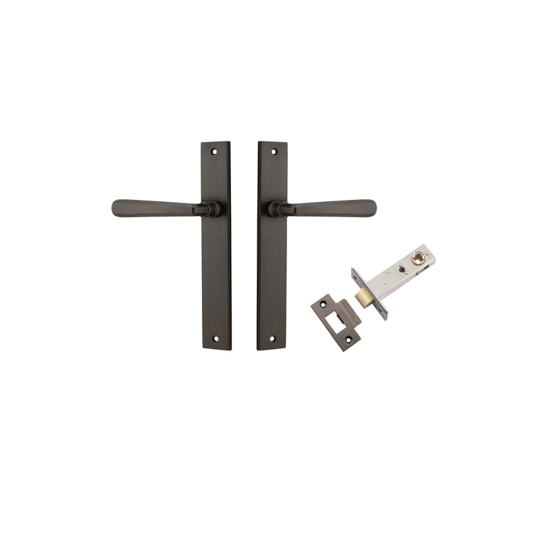 IVER COPENHAGEN DOOR LEVER HANDLE ON RECTANGULAR BACKPLATE - CUSTOMISE TO YOUR NEEDS