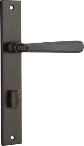 IVER COPENHAGEN DOOR LEVER HANDLE ON RECTANGULAR BACKPLATE - CUSTOMISE TO YOUR NEEDS