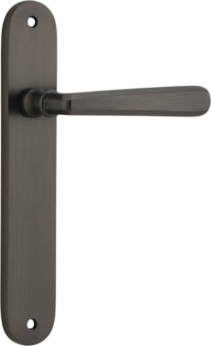 IVER COPENHAGEN DOOR LEVER HANDLE ON OVAL BACKPLATE - CUSTOMISE TO YOUR NEEDS