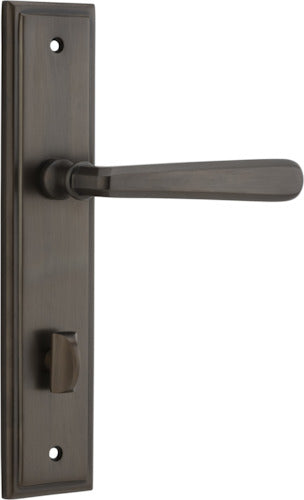 IVER COPENHAGEN DOOR LEVER HANDLE ON STEPPED BACKPLATE - CUSTOMISE TO YOUR NEEDS