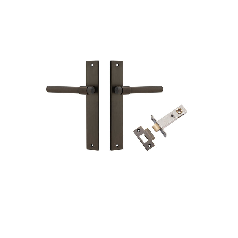 IVER HELSINKI DOOR LEVER HANDLE ON RECTANGULAR BACKPLATE - CUSTOMISE TO YOUR NEEDS