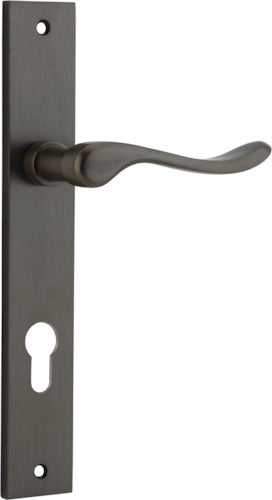 IVER STIRLING DOOR LEVER HANDLE ON RECTANGULAR BACKPLATE - CUSTOMISE TO YOUR NEEDS