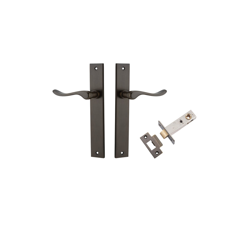 IVER STIRLING DOOR LEVER HANDLE ON RECTANGULAR BACKPLATE - CUSTOMISE TO YOUR NEEDS