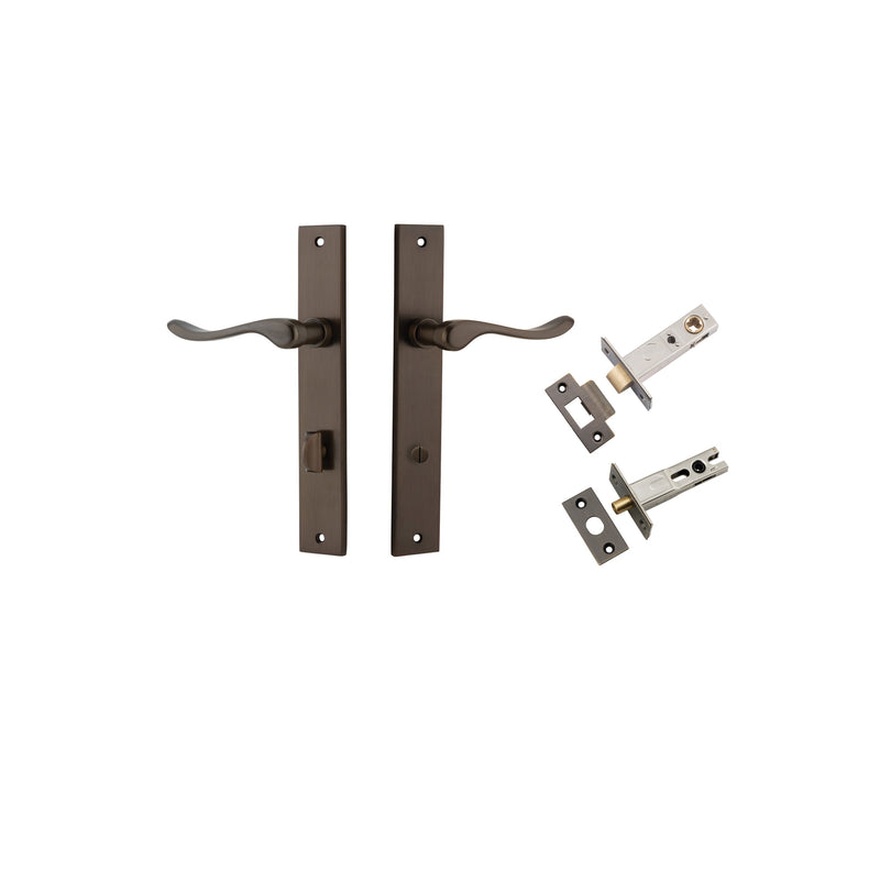 IVER STIRLING DOOR LEVER HANDLE ON RECTANGULAR BACKPLATE - CUSTOMISE TO YOUR NEEDS