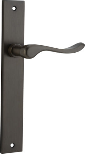 IVER STIRLING DOOR LEVER HANDLE ON RECTANGULAR BACKPLATE - CUSTOMISE TO YOUR NEEDS