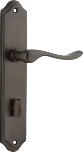 IVER STIRLING DOOR LEVER HANDLE ON SHOULDERED BACKPLATE - CUSTOMISE TO YOUR NEEDS