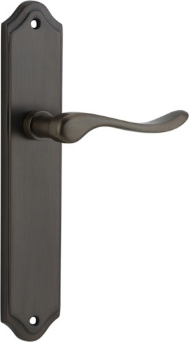 IVER STIRLING DOOR LEVER HANDLE ON SHOULDERED BACKPLATE - CUSTOMISE TO YOUR NEEDS