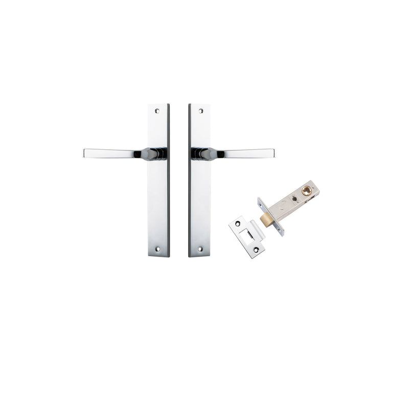 IVER ANNECY DOOR LEVER HANDLE ON RECTANGULAR BACKPLATE - CUSTOMISE TO YOUR NEEDS