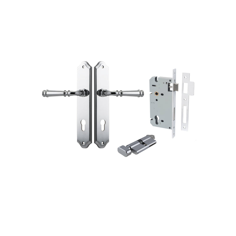 IVER VERONA DOOR LEVER HANDLE ON SHOULDERED BACKPLATE - CUSTOMISE TO YOUR NEEDS