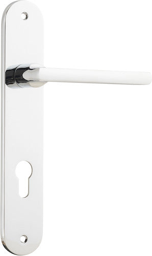 IVER BALTIMORE DOOR LEVER HANDLE ON OVAL BACKPLATE - CUSTOMISE TO YOUR NEEDS