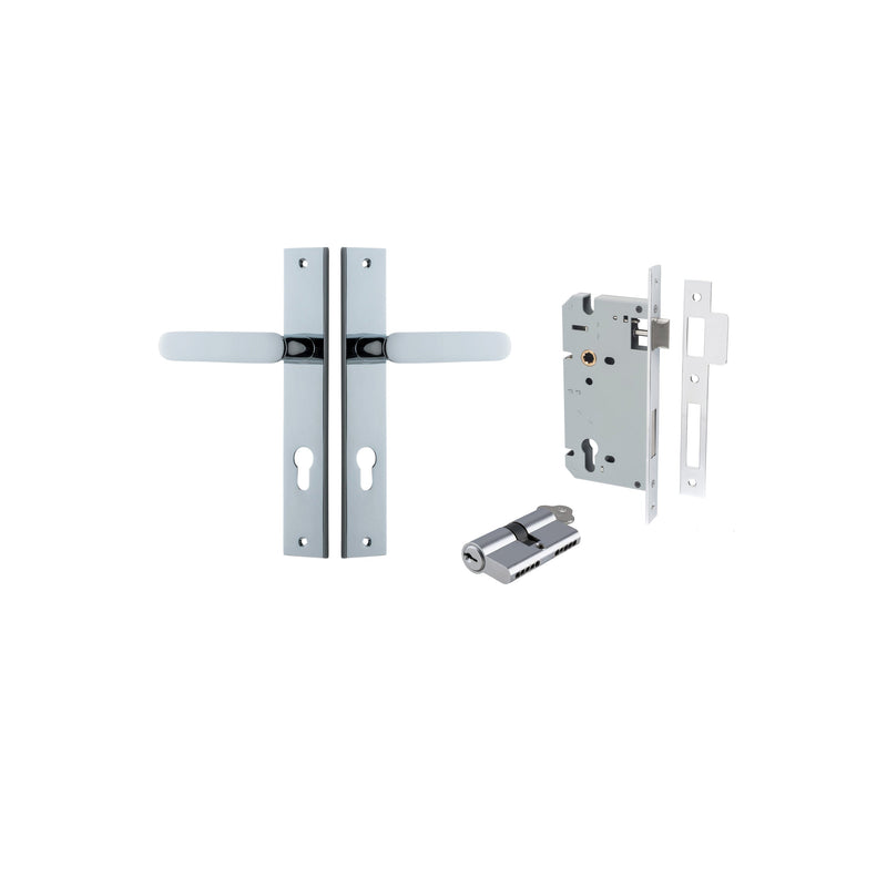 IVER BRONTE DOOR LEVER HANDLE ON RECTANGULAR BACKPLATE - CUSTOMISE TO YOUR NEEDS