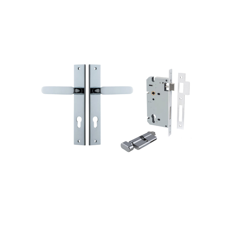 IVER BRONTE DOOR LEVER HANDLE ON RECTANGULAR BACKPLATE - CUSTOMISE TO YOUR NEEDS