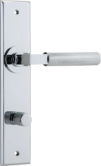 IVER BRUNSWICK DOOR LEVER HANDLE ON CHAMFERED BACKPLATE - CUSTOMISE TO YOUR NEEDS