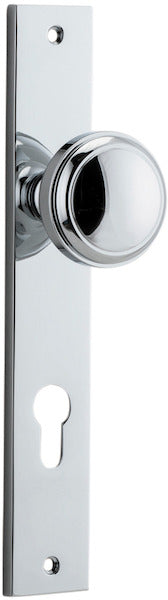 IVER PADDINGTON DOOR KNOB ON RECTANGULAR BACKPLATE - CUSTOMISE TO YOUR NEEDS