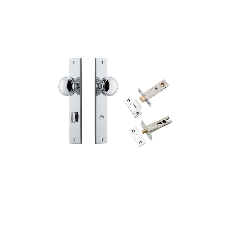 IVER PADDINGTON DOOR KNOB ON RECTANGULAR BACKPLATE - CUSTOMISE TO YOUR NEEDS