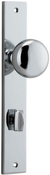 IVER CAMBRIDGE DOOR KNOB ON RECTANGULAR BACKPLATE - CUSTOMISE TO YOUR NEEDS