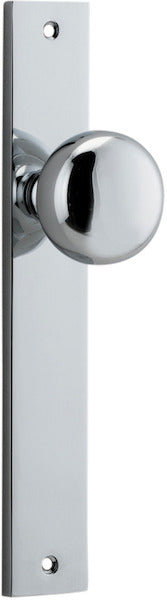 IVER CAMBRIDGE DOOR KNOB ON RECTANGULAR BACKPLATE - CUSTOMISE TO YOUR NEEDS