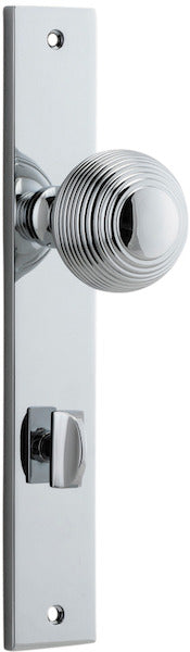 IVER GUILDFORD DOOR KNOB ON RECTANGULAR BACKPLATE - CUSTOMISE TO YOUR NEEDS