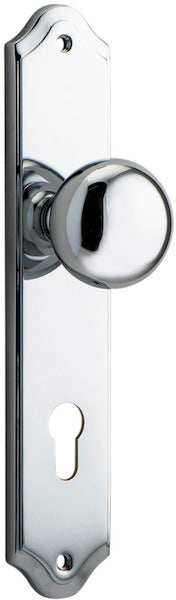 IVER CAMBRIDGE DOOR KNOB ON SHOULDERED BACKPLATE - CUSTOMISE TO YOUR NEEDS