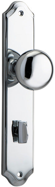 IVER CAMBRIDGE DOOR KNOB ON SHOULDERED BACKPLATE - CUSTOMISE TO YOUR NEEDS