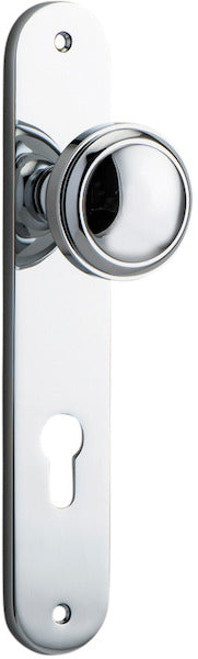 IVER PADDINGTON DOOR KNOB ON OVAL BACKPLATE - CUSTOMISE TO YOUR NEEDS