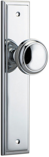 IVER PADDINGTON DOOR KNOB ON STEPPED BACKPLATE - CUSTOMISE TO YOUR NEEDS