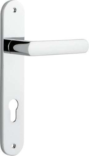 IVER OSAKA DOOR LEVER HANDLE ON OVAL BACKPLATE - CUSTOMISE TO YOUR NEEDS