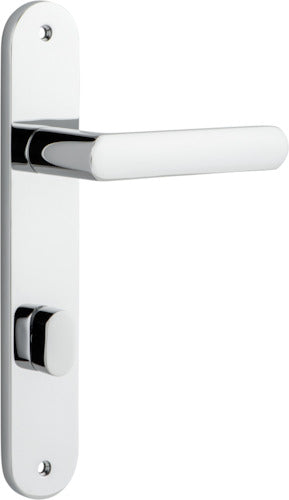 IVER OSAKA DOOR LEVER HANDLE ON OVAL BACKPLATE - CUSTOMISE TO YOUR NEEDS