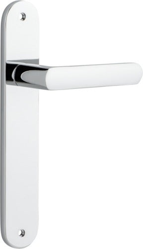 IVER OSAKA DOOR LEVER HANDLE ON OVAL BACKPLATE - CUSTOMISE TO YOUR NEEDS