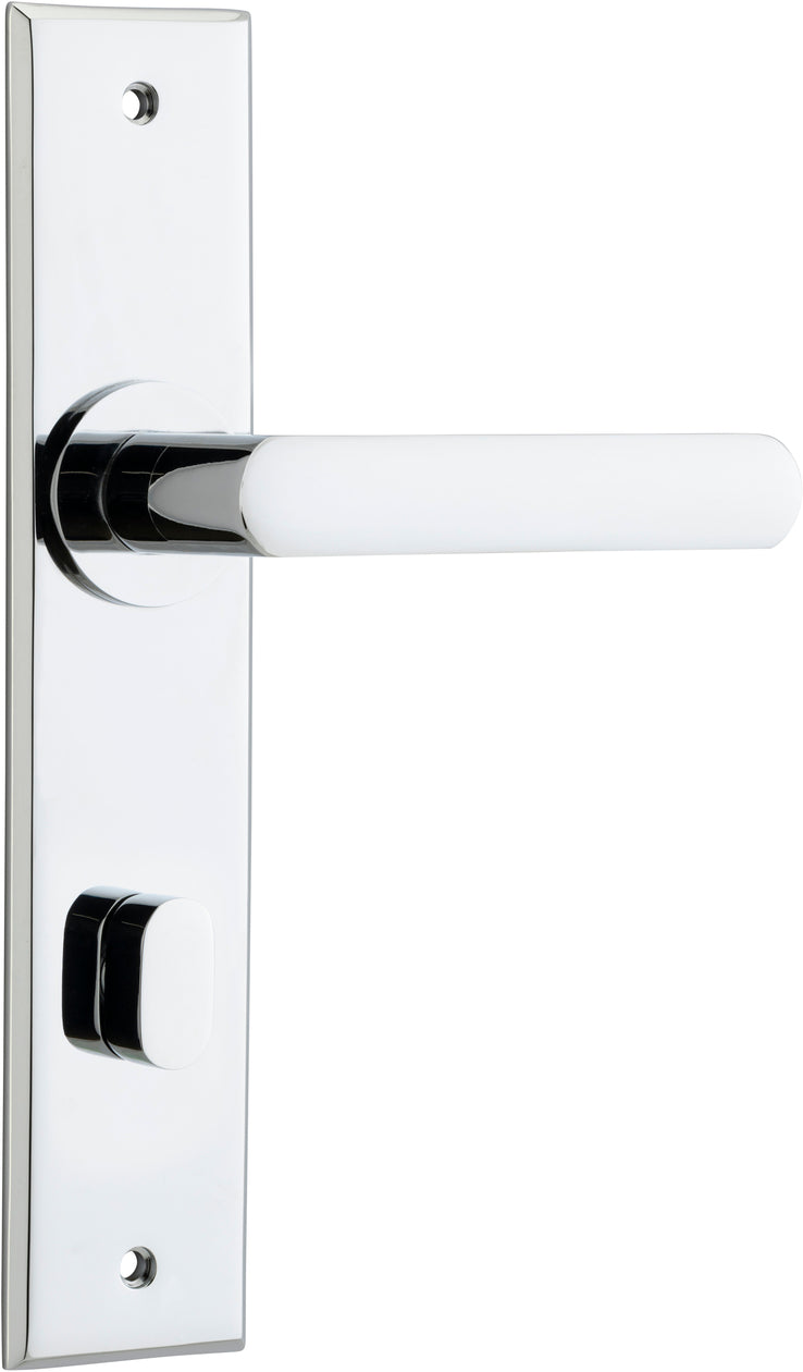 IVER OSAKA DOOR LEVER HANDLE ON CHAMFERED BACKPLATE - CUSTOMISE TO YOUR NEEDS