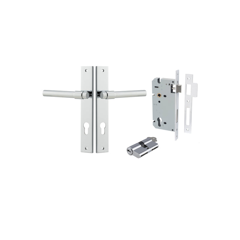 IVER HELSINKI DOOR LEVER HANDLE ON RECTANGULAR BACKPLATE - CUSTOMISE TO YOUR NEEDS