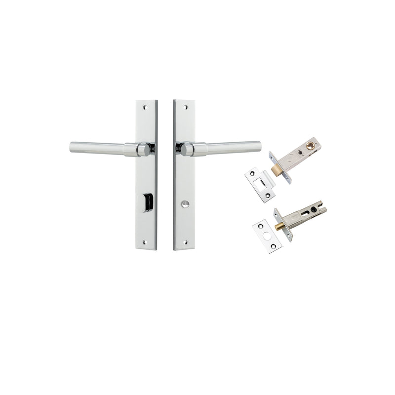 IVER HELSINKI DOOR LEVER HANDLE ON RECTANGULAR BACKPLATE - CUSTOMISE TO YOUR NEEDS