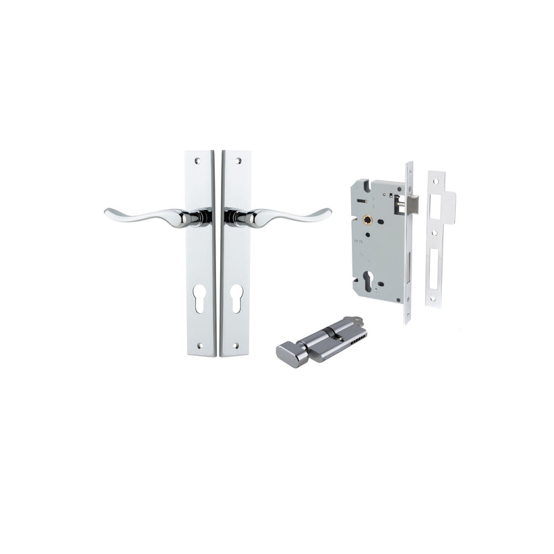 IVER STIRLING DOOR LEVER HANDLE ON RECTANGULAR BACKPLATE - CUSTOMISE TO YOUR NEEDS