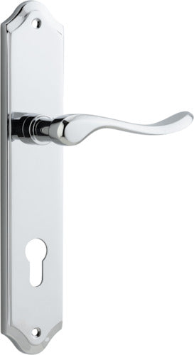 IVER STIRLING DOOR LEVER HANDLE ON SHOULDERED BACKPLATE - CUSTOMISE TO YOUR NEEDS