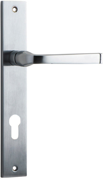 IVER ANNECY DOOR LEVER HANDLE ON RECTANGULAR BACKPLATE - CUSTOMISE TO YOUR NEEDS