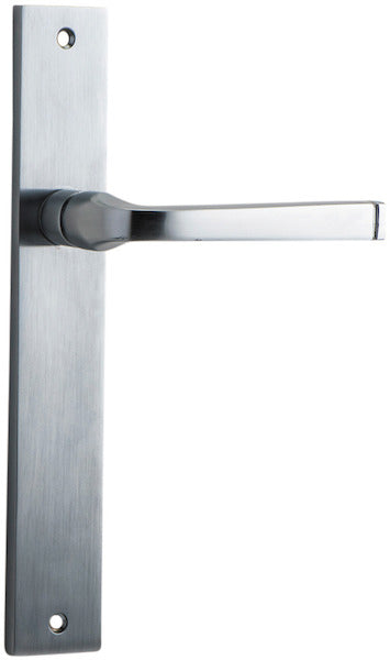 IVER ANNECY DOOR LEVER HANDLE ON RECTANGULAR BACKPLATE - CUSTOMISE TO YOUR NEEDS