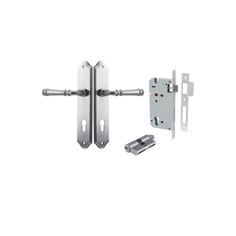 IVER VERONA DOOR LEVER HANDLE ON SHOULDERED BACKPLATE - CUSTOMISE TO YOUR NEEDS