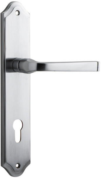 IVER ANNECY DOOR LEVER HANDLE ON SHOULDERED BACKPLATE - CUSTOMISE TO YOUR NEEDS