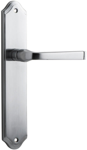 IVER ANNECY DOOR LEVER HANDLE ON SHOULDERED BACKPLATE - CUSTOMISE TO YOUR NEEDS