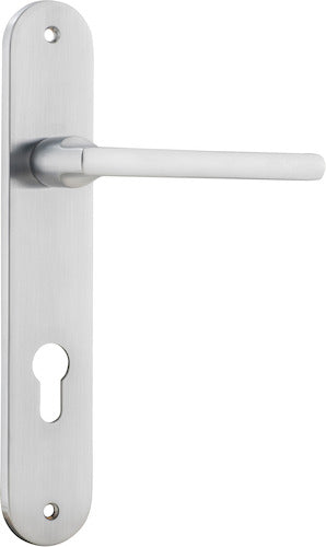 IVER BALTIMORE DOOR LEVER HANDLE ON OVAL BACKPLATE - CUSTOMISE TO YOUR NEEDS